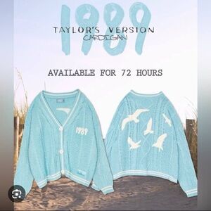 Authentic Taylor Swift 1989 Cardigan